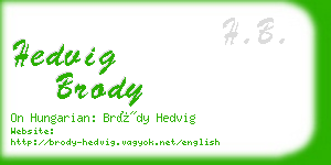 hedvig brody business card